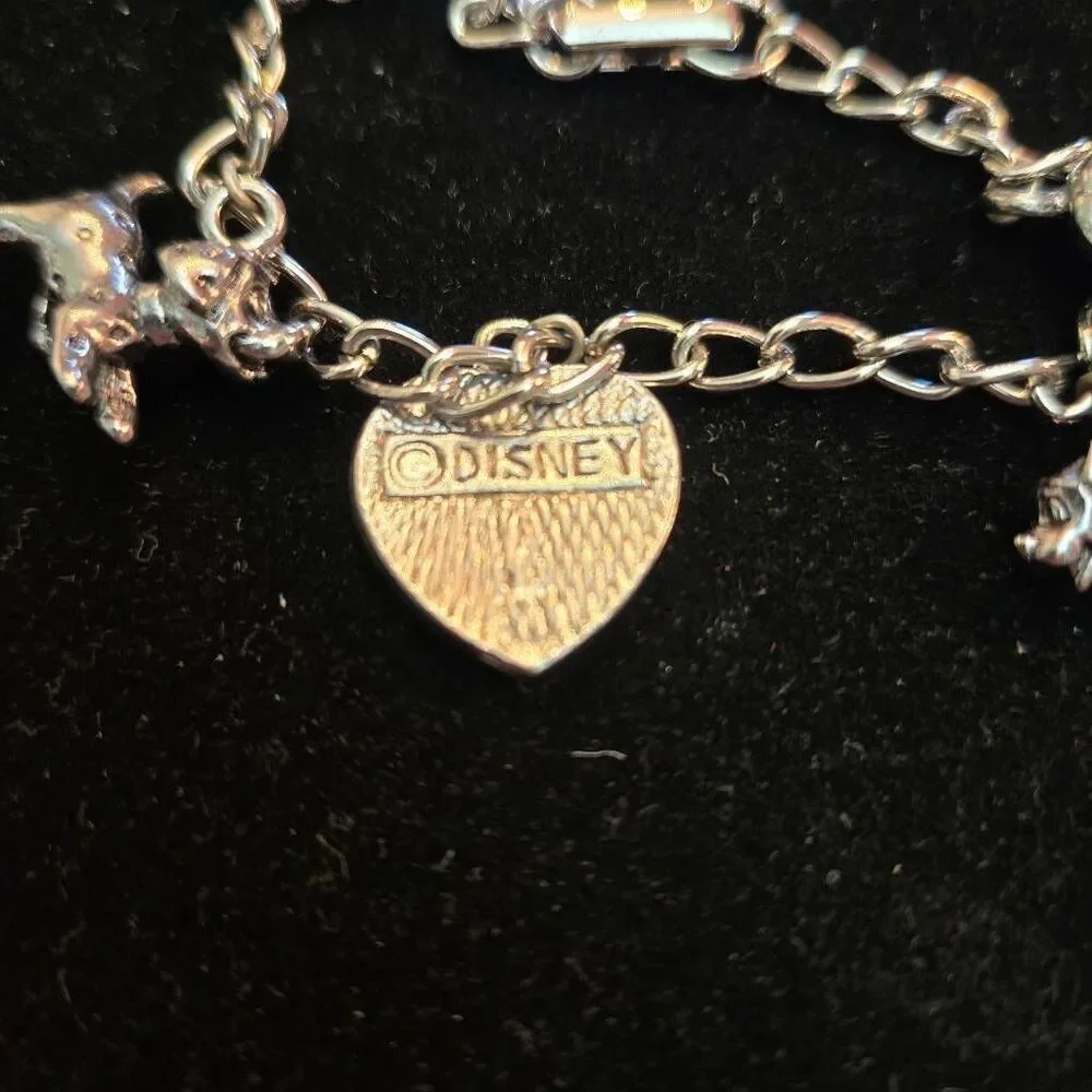 Disney 101 Dalmations Charm Bracelet and Earrings Set Vintage